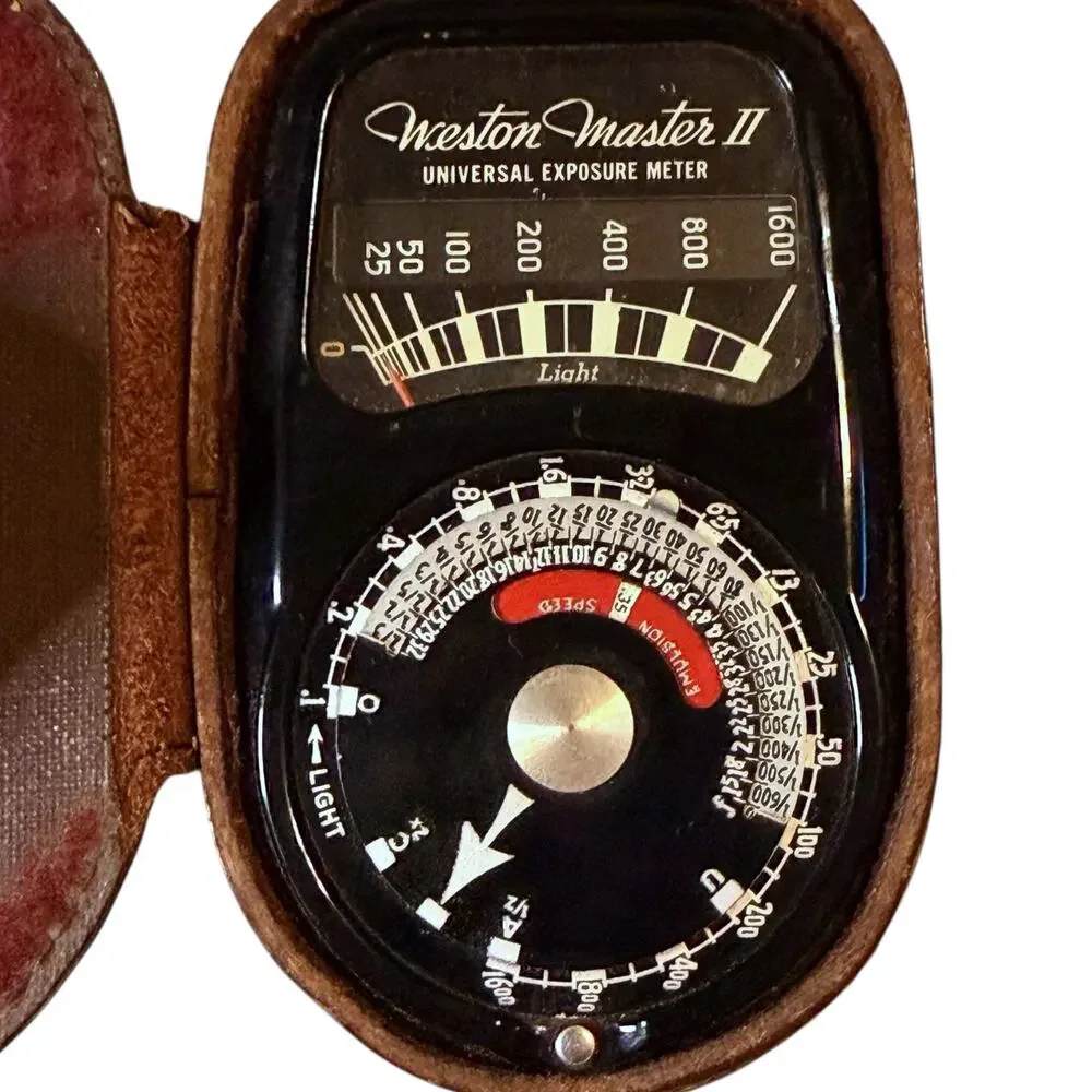 Vintage Weston Master II Universal Exposure Meter Model 735 USA MADE